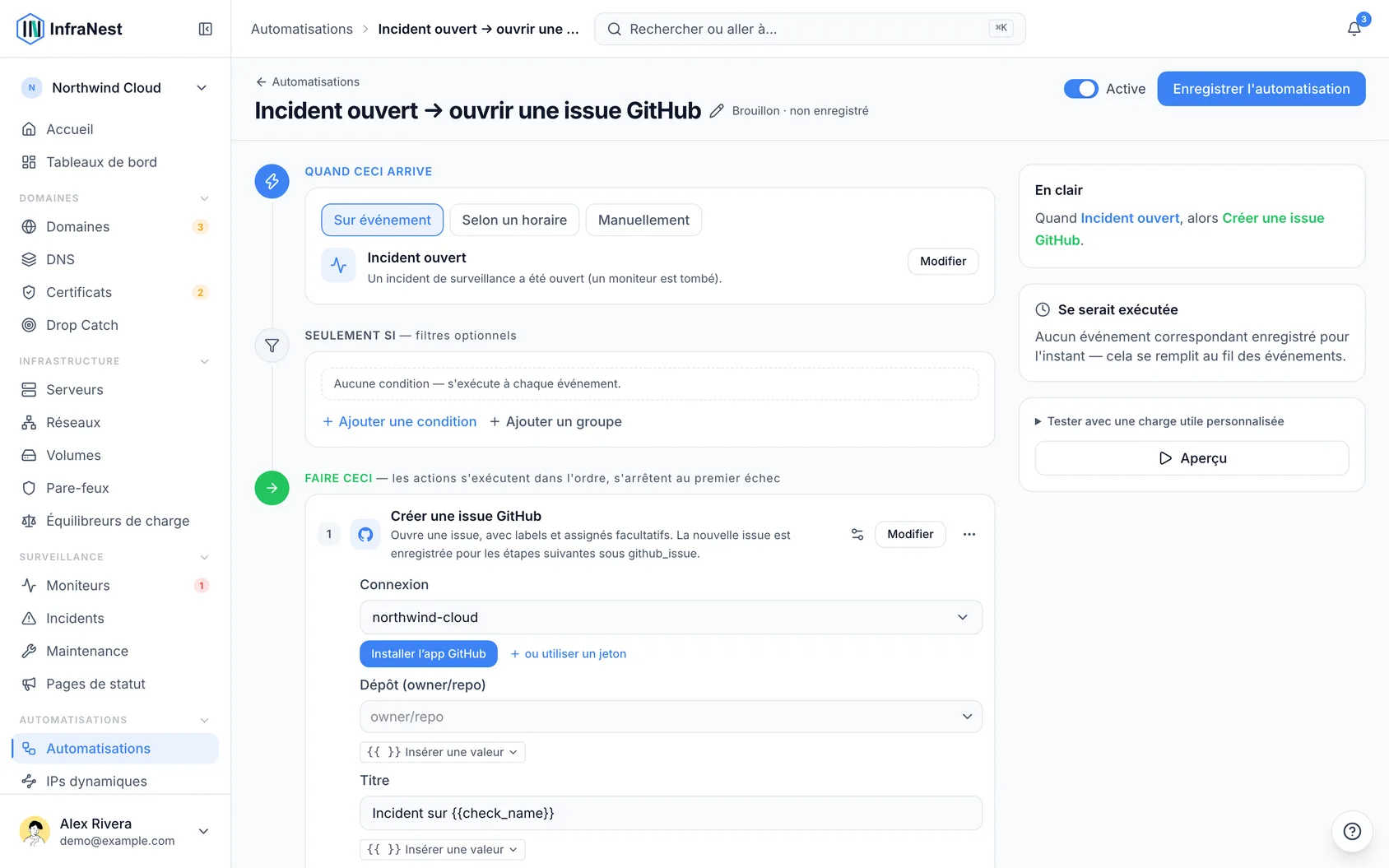 Automatiser avec GitHub