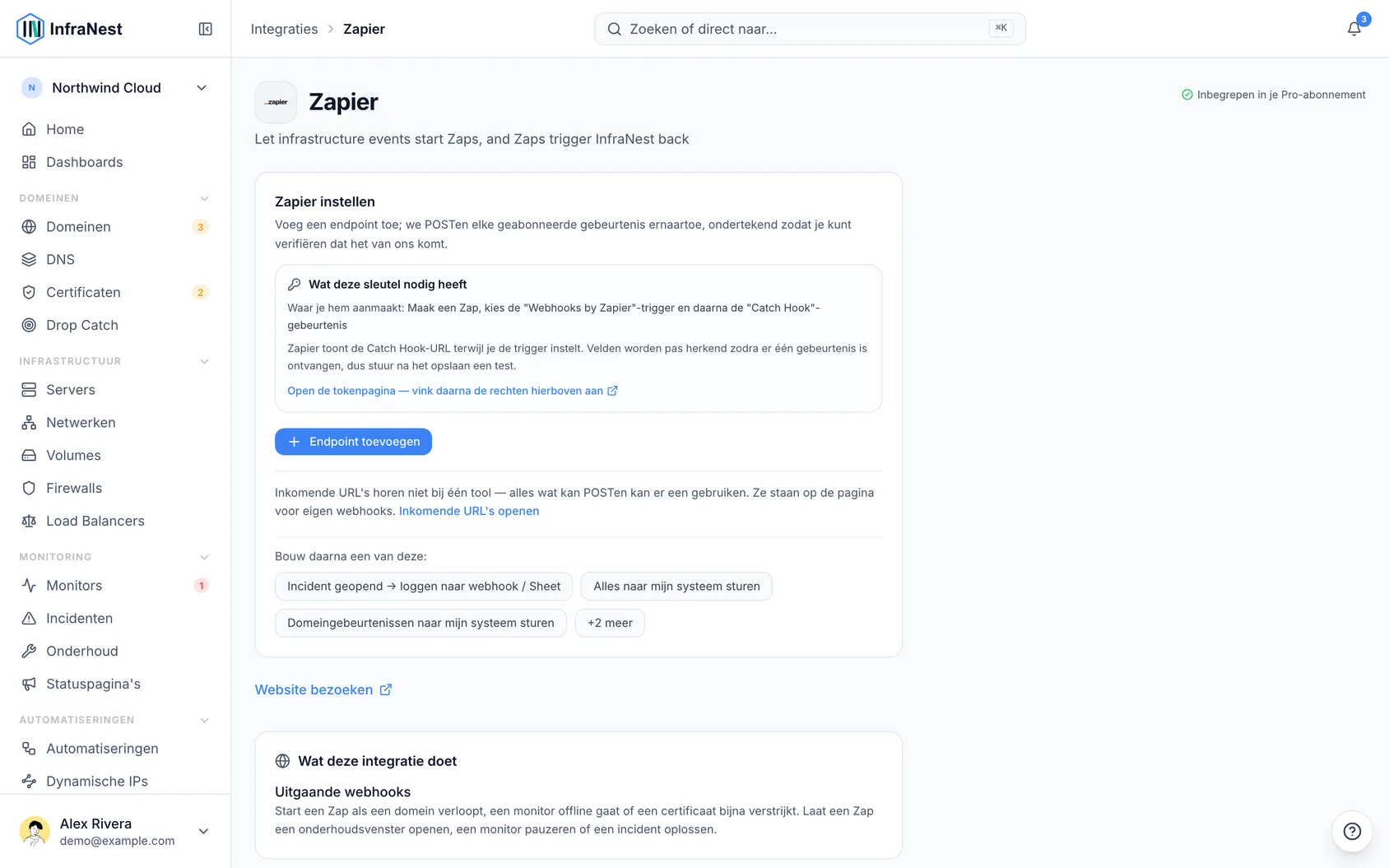 Zapier koppelen