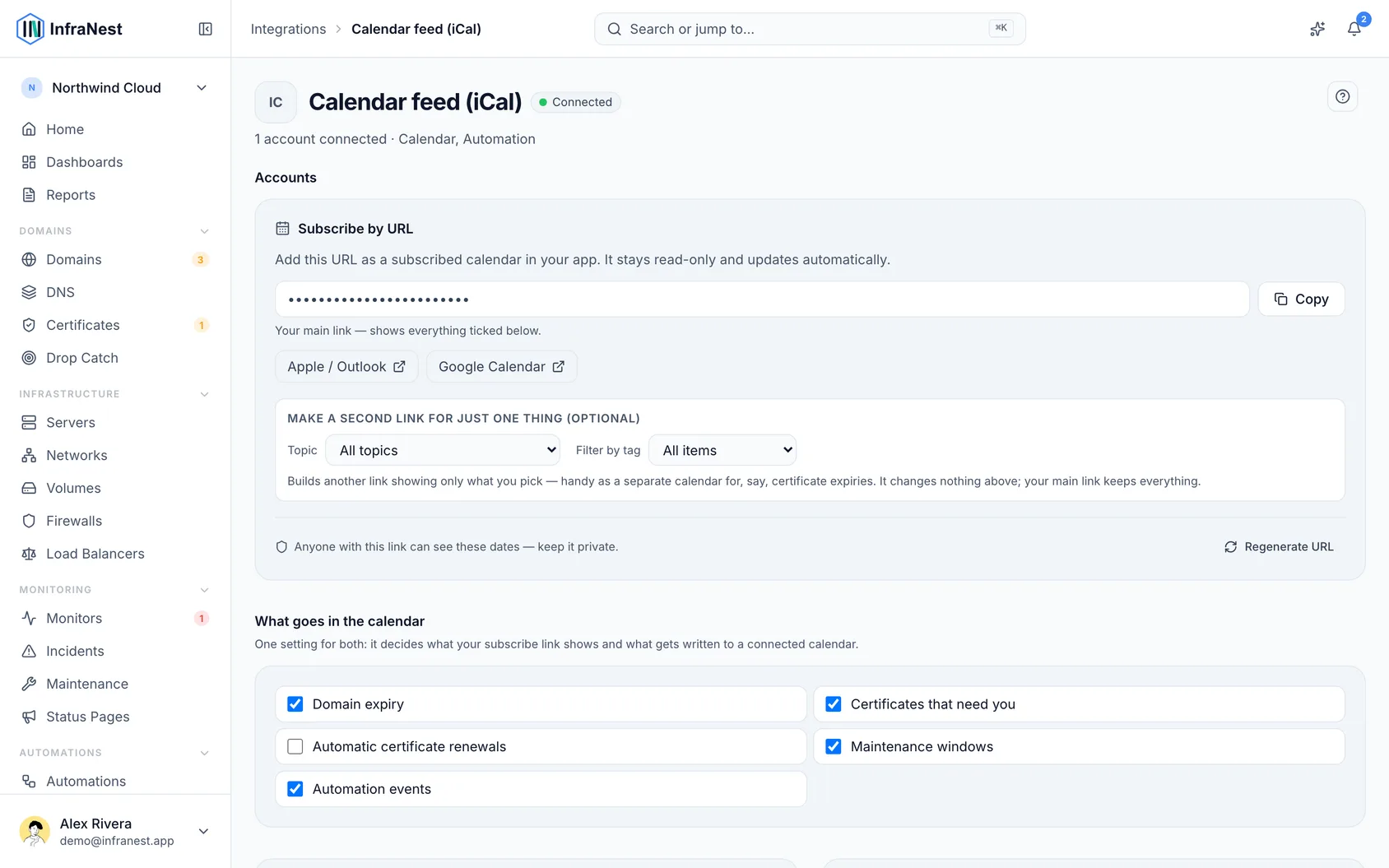 About calendar sync