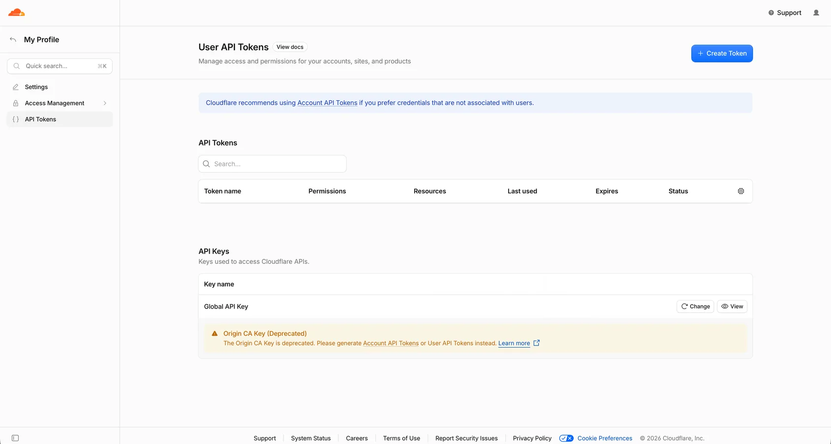 Create a Cloudflare API token (1)