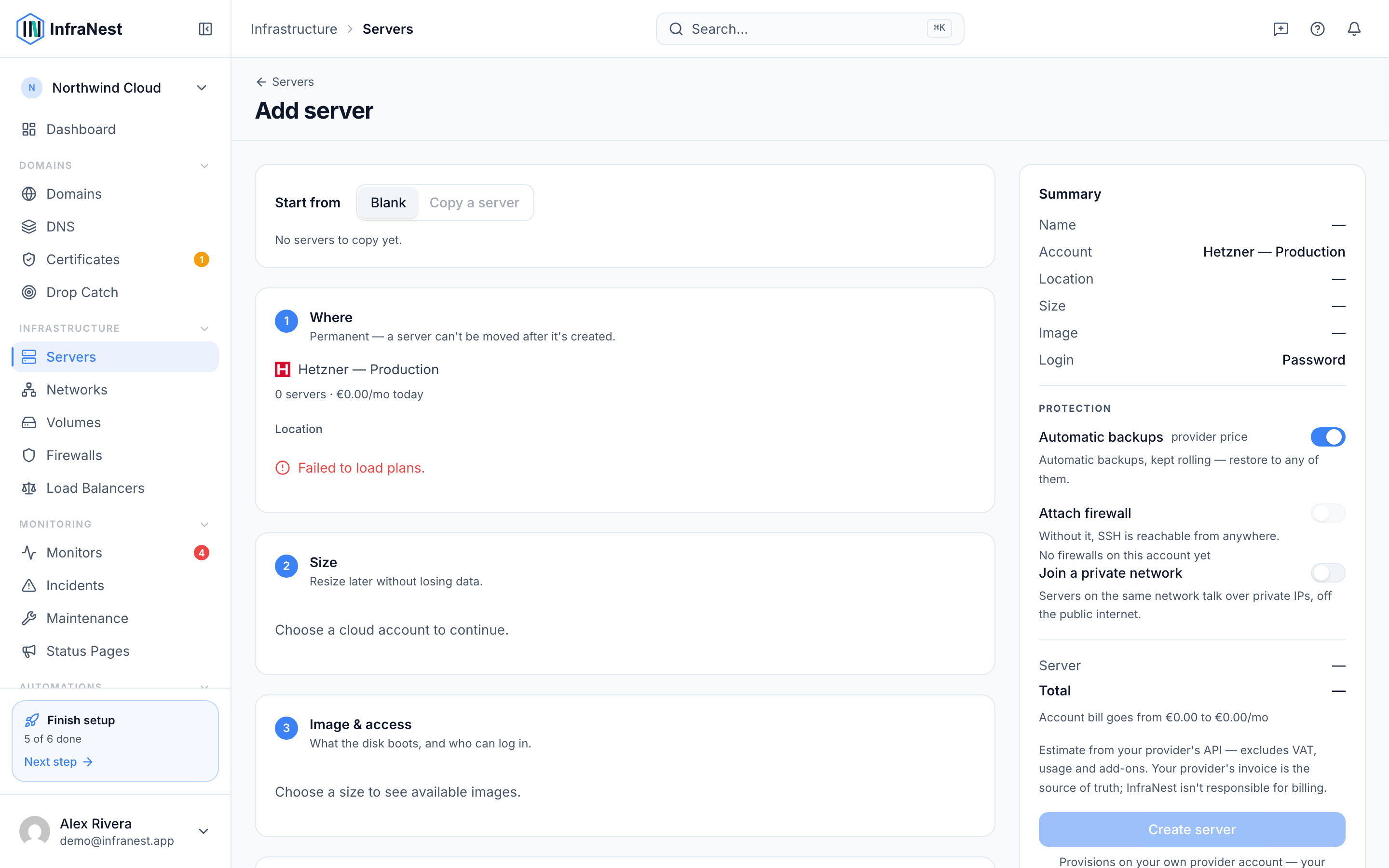 Create a server
