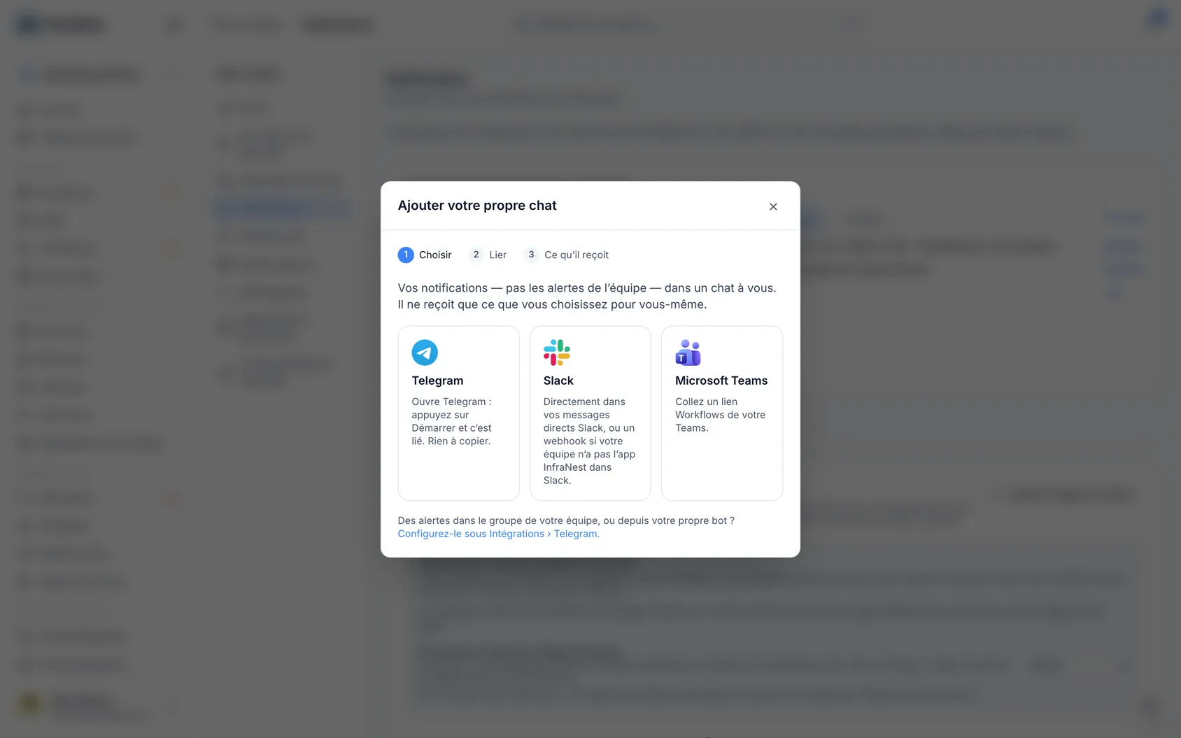 Recevez les problèmes urgents sur votre téléphone avec Telegram