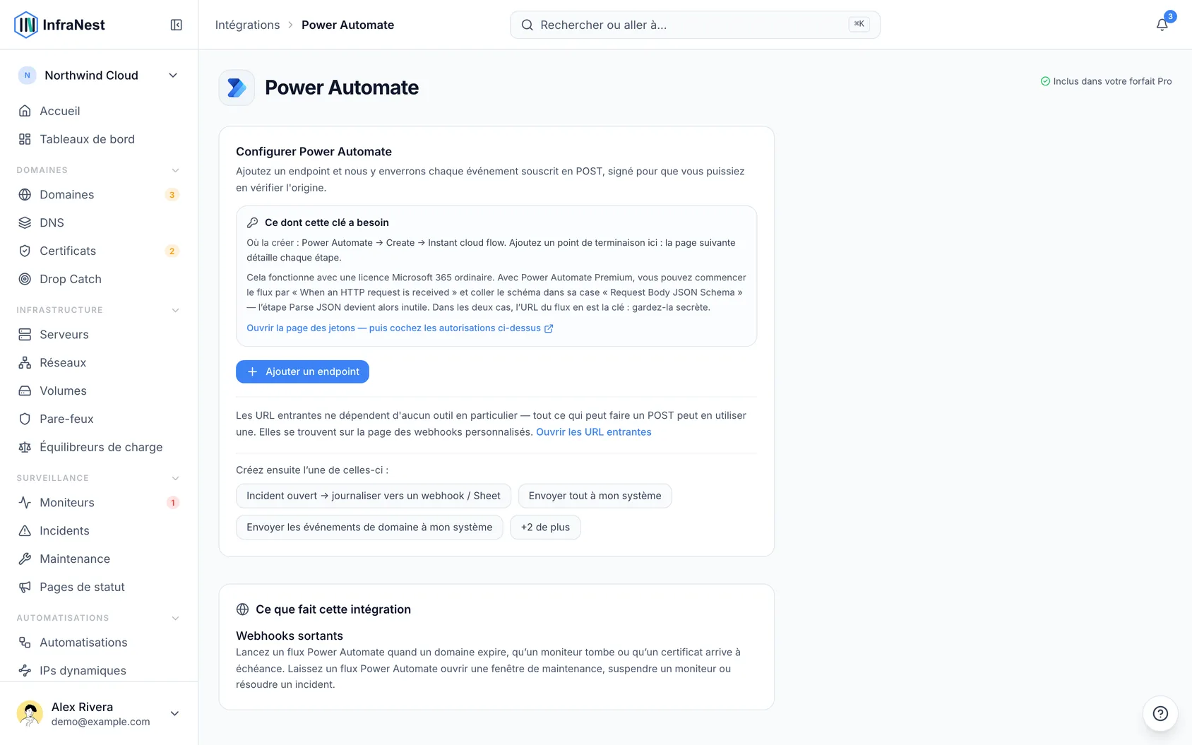 Connecter Power Automate