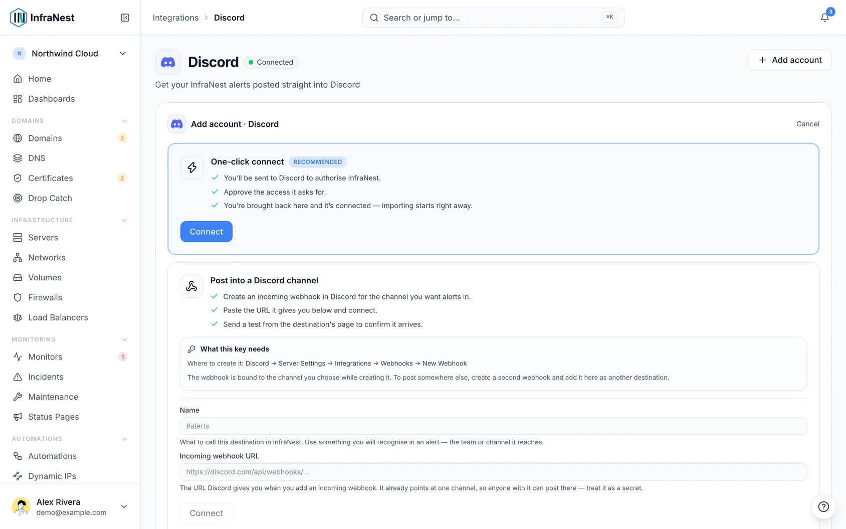 Connect Discord