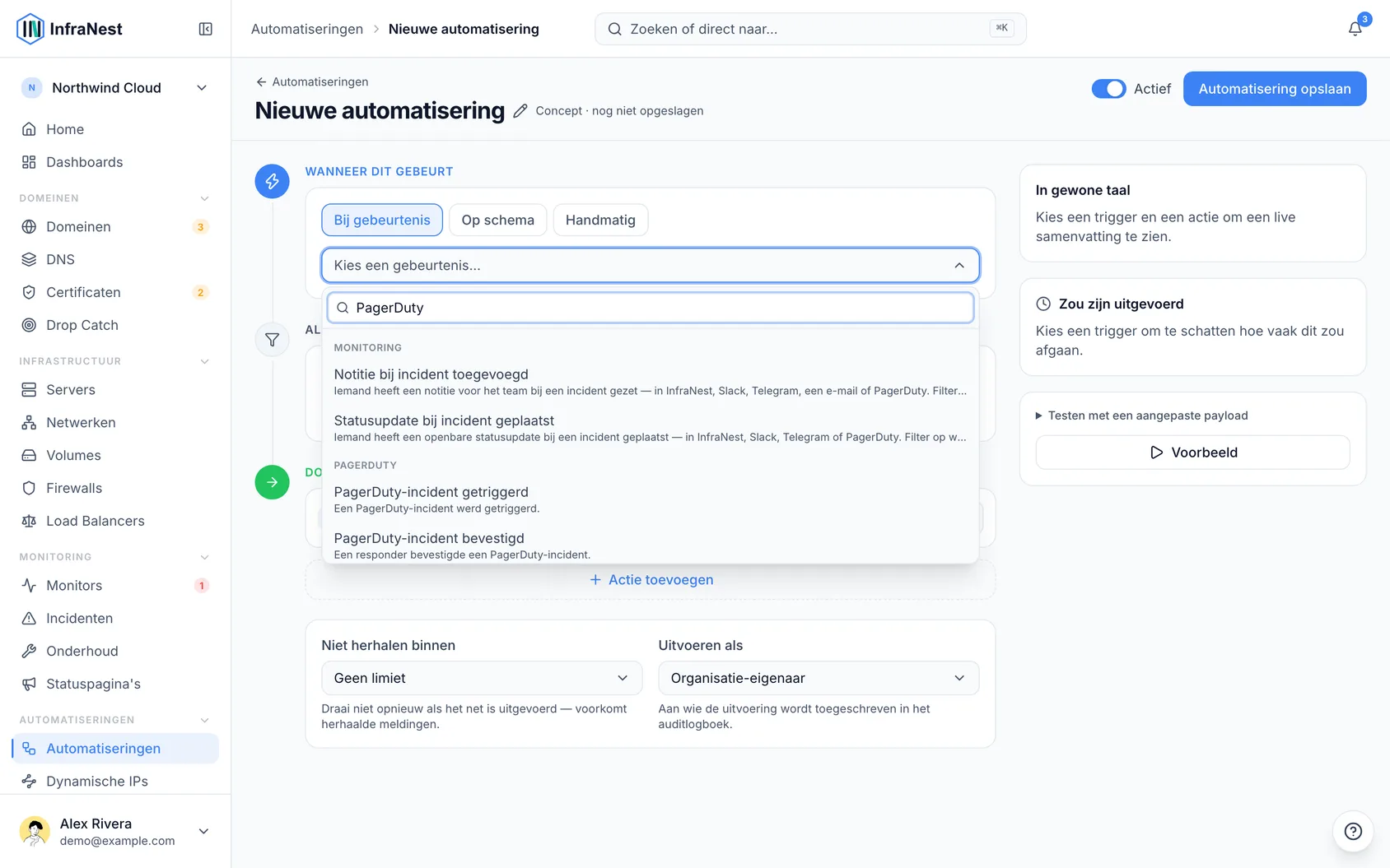 Automatiseren met PagerDuty